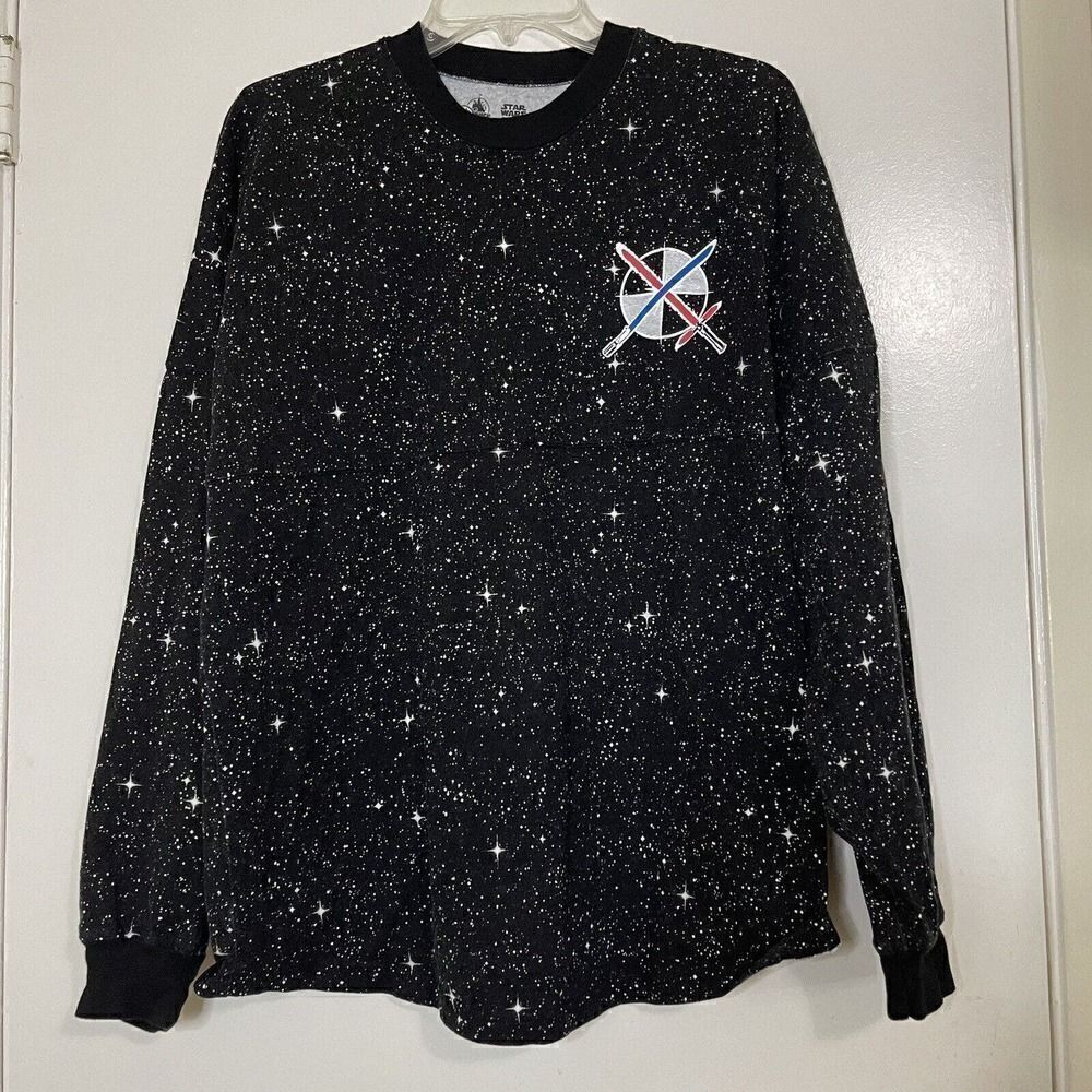 DISNEY PARKS Star Wars Rise of skywalker Long sleeve black spirit jersey shirt